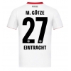 Koszulka piłkarska Eintracht Frankfurt Mario Gotze #27 Strój wyjazdowy 2025-26 tanio Krótki Rękaw